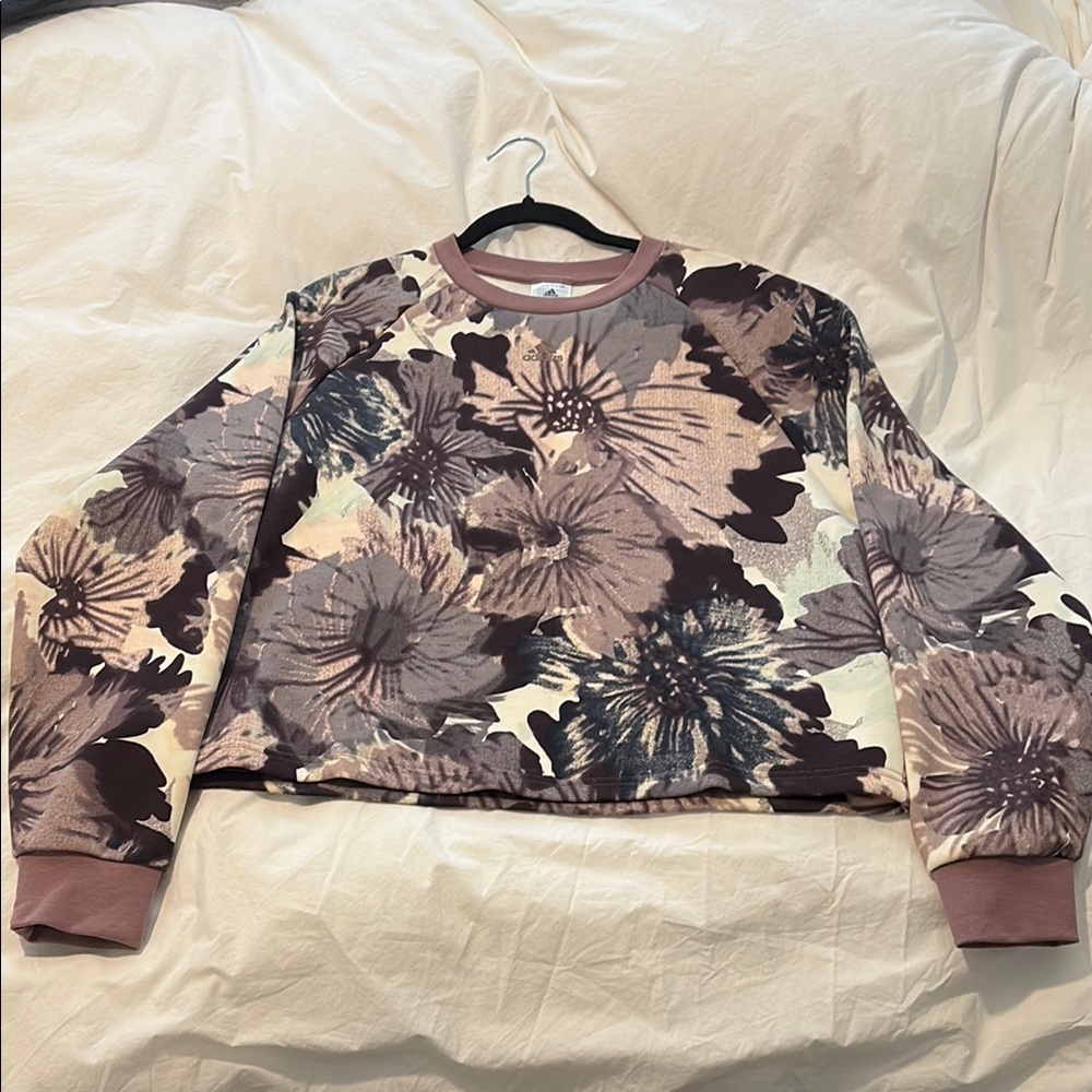 Adidas Floral Print Women's Sweater.